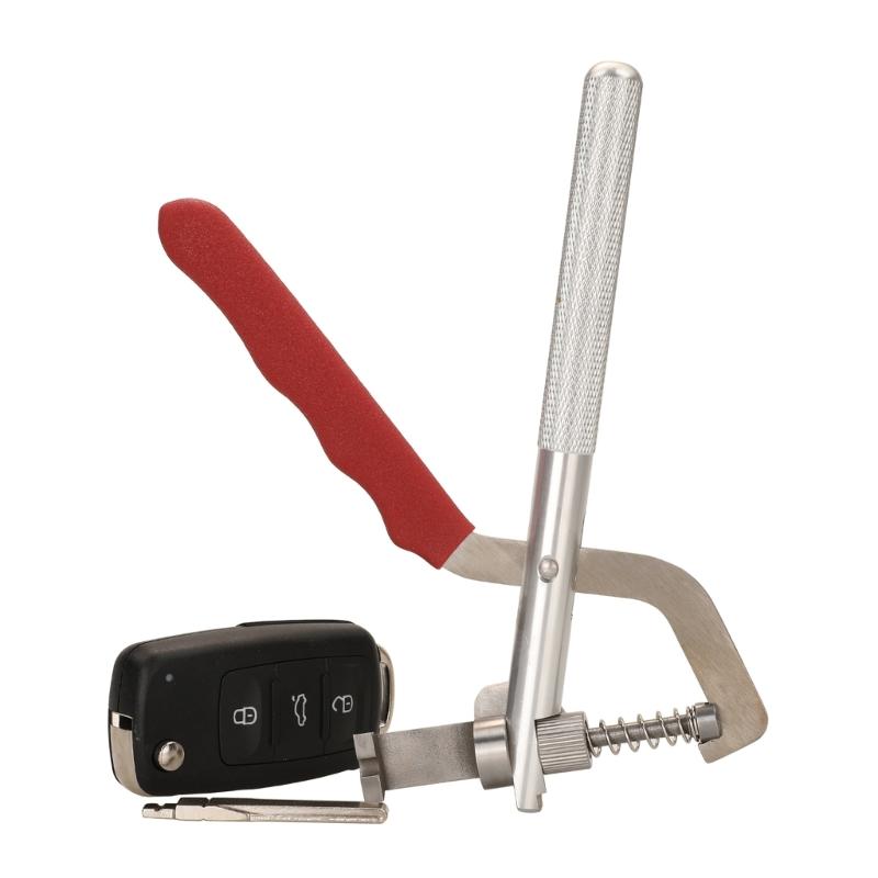 Folding Key Split Pin Clamp Auto Remote Car Key Disassembly Pliers Tool Flip Key Remover Car Key Fixing Clamp Tool