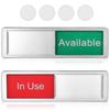 2 Pcs Vacant Occupied Signs Privacy Signs Available or In Use Sign Slider Door Indicator Signs for Home Office Restroom Conference 0926 Edition 0118