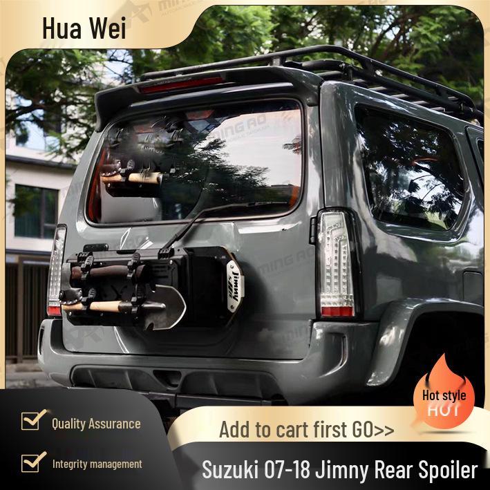 Suzuki Jimny 2007-2018 Задний спойлер Легкая установка (Не требуется сверление)