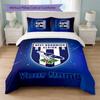 West Bromwich Albion FC Custom Name Text Bedding Set 1 Duvet Cover+2 Pillowcases Soccer Logo Personalized Gift For Special Occasion Bedroom Decor