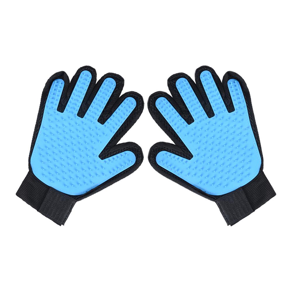 1 пара перчаток для ухода за собаками и кошками, щетка для вычесывания шерсти, перчатки для чистки ванны для животных, массажные расчески для животных