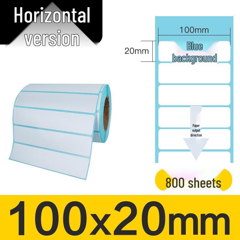 100x100x150mm Three-Proof Self-Adhesive Thermal Label Paper for Barcode Printing