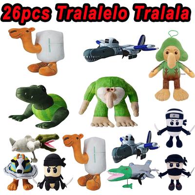 37style Тралалело Тралала Плюшевый Тунтунтун Итальянский Маразм Аль Тралалеро Тралала Плюшевая Кукла Мягкая Набивная Подушка Индивидуальные Игрушки