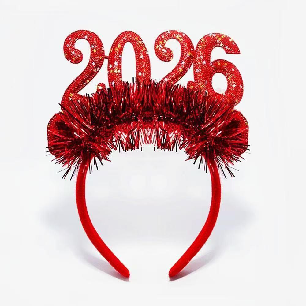2026 Новогодний Праздник Номер Ободок для Вечеринок и Фотографий