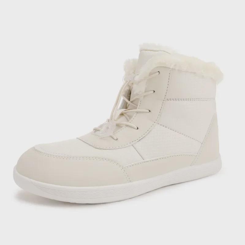 Women's 2024 Winter Wide-Toe High-Top Velvet-Lined Snow Boots - Trendy, Thickened and Warm for Outdoors