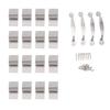 16PCS Hurricane Window Clips Fit 1/2 Inch Thick Plywood Stainless Steel Reusable Hurricane Board Up