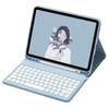 Круглая Bluetooth-клавиатура для iPad в кожаном чехле с держателем для стилуса для Air/Pro/A16