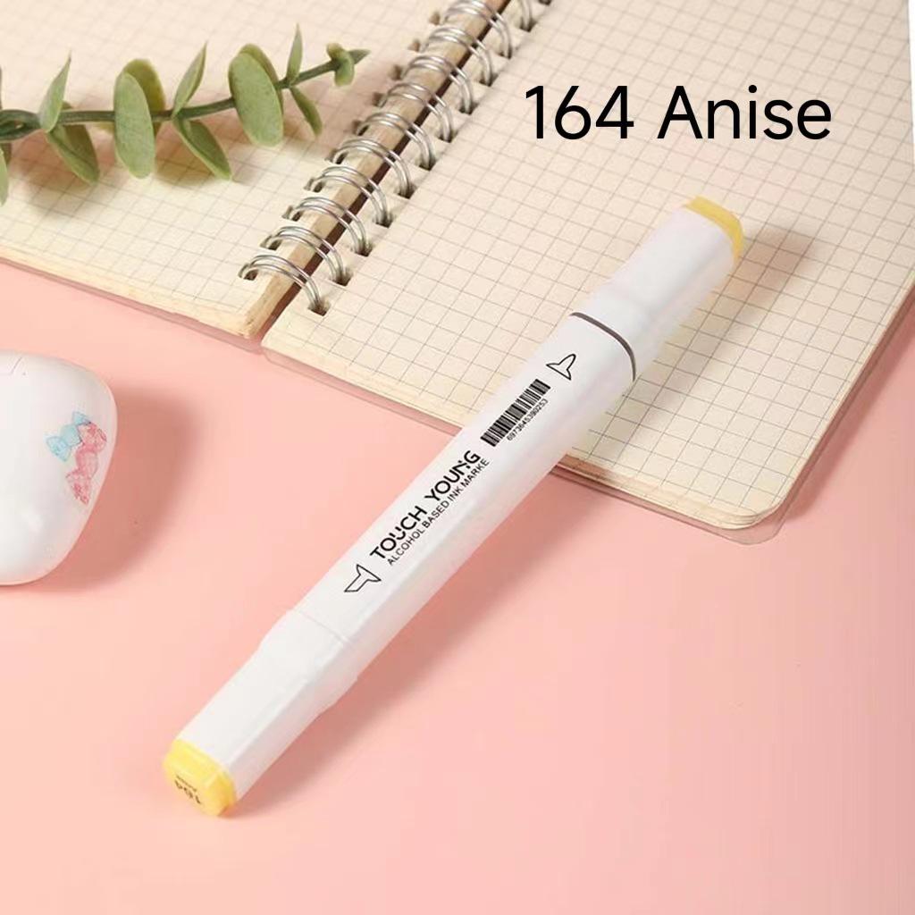 6th Gen Double Tip White Square Barrel Oil-Based Marker for Drawing & Hand-Painting