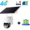 PIR Smart Pedestrian Detection Solar Camera 4G Monitoring Night Vision Full Color HD WIFI Low Power Consumption