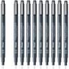 Pentel Ручка-лайнер на водной основе Millimeter Pen Point Liner 0,5 мм Черный 10 шт. S20P-5AD (10)