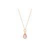 Fantasize Светло-розовый Кристальный кулон в форме груши Женское ожерелье Rose-Gold 5231334