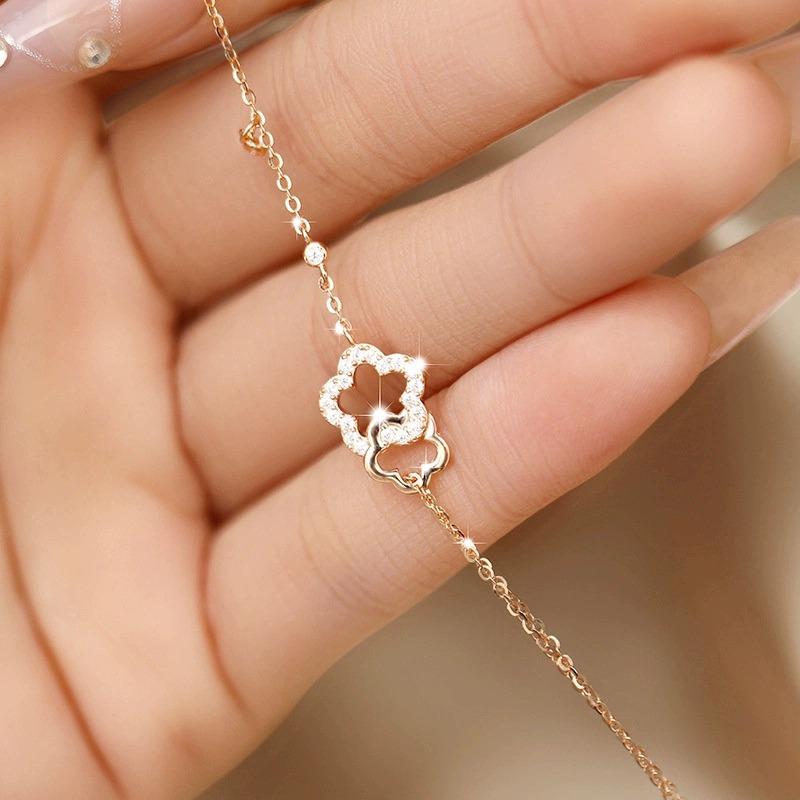 Браслет из стерлингового серебра S925 Love of Cherries для женщин