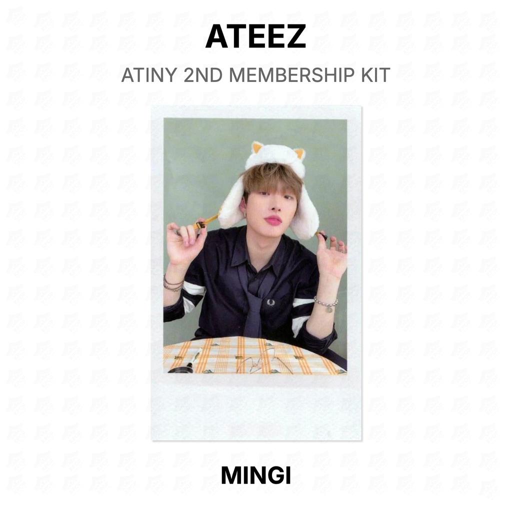 ATEEZ ATINY 2-й Набор Члена Клуба Официальная Фотокарточка
