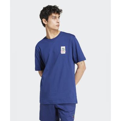 Футболка Leisure Badge темно-синего цвета Jd6347