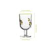 Lemon Decorated 360ml Drinking Glasses Shatters Resistant Clear Pubs Glasses For Gift Home Kitchens Party Supplies