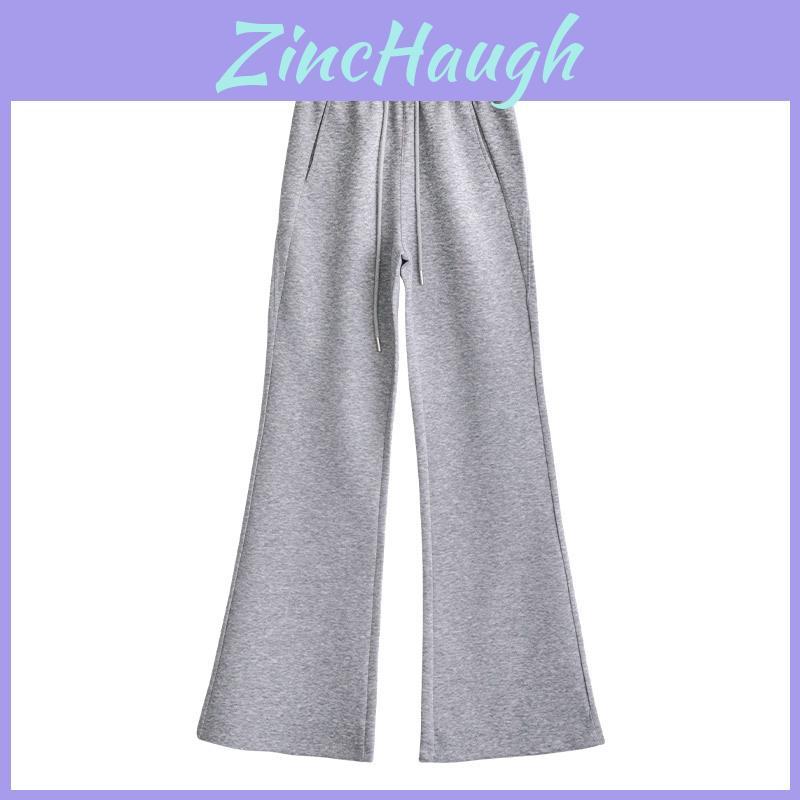 Casual Womens Wide Leg Pants With Cotton Blend For Fall Winter Streetwear