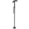 Aluminum Alloy Telescopic Crutches Walking Sticks Outdoor Elderly Cane With Torch