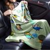 1pc Parrot,Bird,CartoonDigital Print Fleece Blanket - Contemporary Style, Suitable for All Seasons, Perfect for Home, Travel, or Camping - M