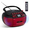 Портативный Bluetooth CD и кассетный плеер с радио