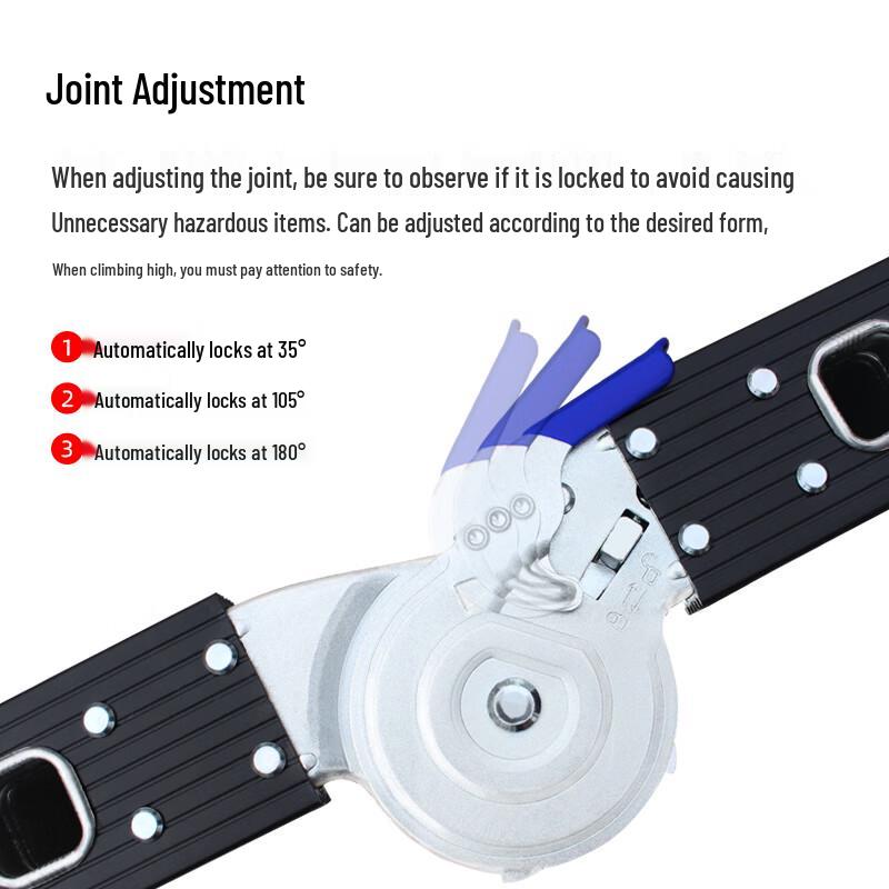 Nai Duo 5.0mm Multi-Purpose Telescopic Aluminum Ladder
