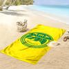 AEK Larnaca Print Beach Towel, Large Soft Quick Dry Towel for Beach Camping Swimming