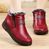 Women's Ankle Boots Anti Slip Winter Waterproof Snow Warm Fur Casual Basic Platform Comfortable Elegant Mom Cotton Shoes Round