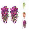 Nil Ipomoea Artificial Flower Vine Wall Decor With Plastic Flowers For Parties