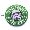 PHOENIX IKKI Star Wars Coffee Guns and Coffee Embroidered Tactical Velcro Compatible Patch, Applique,