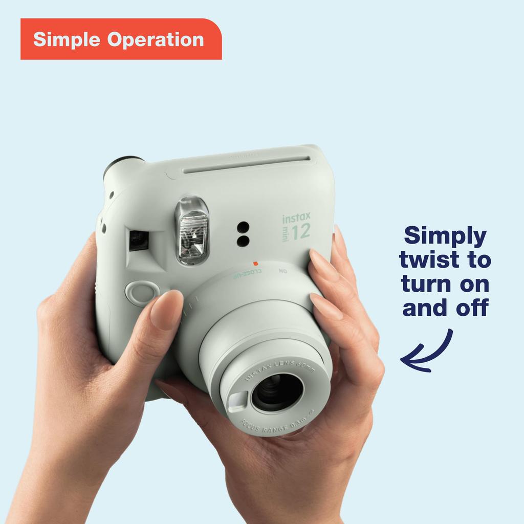 Fujifilm Мгновенная камера Instax Mini 12 Мятно-зеленый -