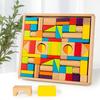 Wooden Castle Building Block Creative Collage Changeable Box Stacking Music Early Education Interactive Educational Toys