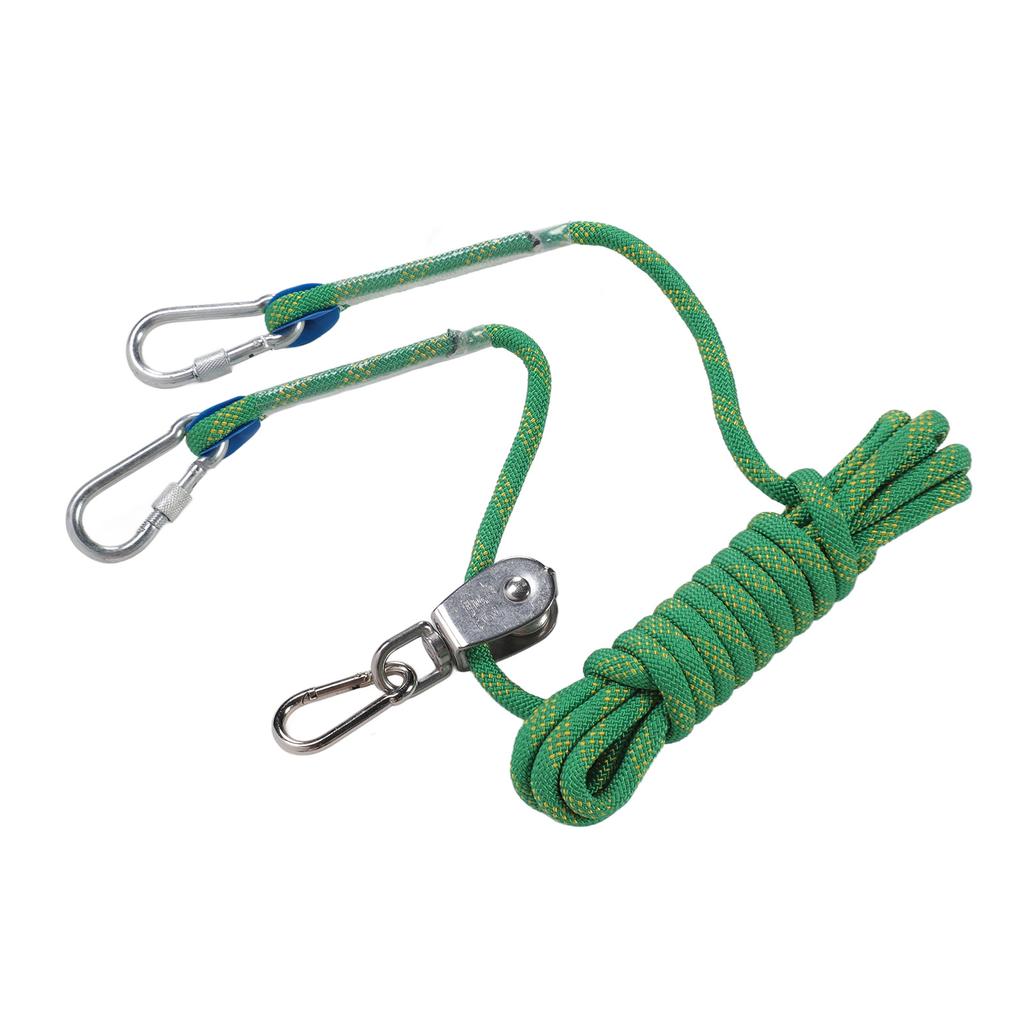 Dog Tie Out Cable Reflective 360 Degree Rotating Pulley Dog Runner Cable for Outdoor Camping Yard