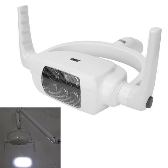 Стоматологическая светодиодная лампа для полости рта с регулируемым углом 6000K, холодный свет, аксессуар для стоматологического кресла