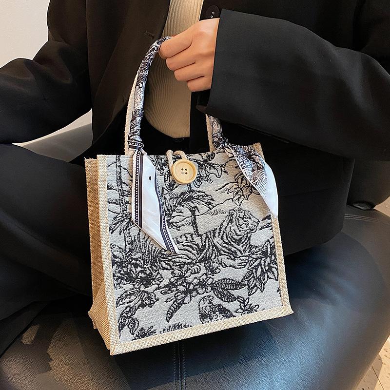 Летняя модная ручная сумка Bento женская холщовая сумка High Sense ручная сумка для подарка на день рождения