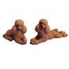 Resin Dog Figurines For Modern Home Decor Gift For Pet Enthusiasts