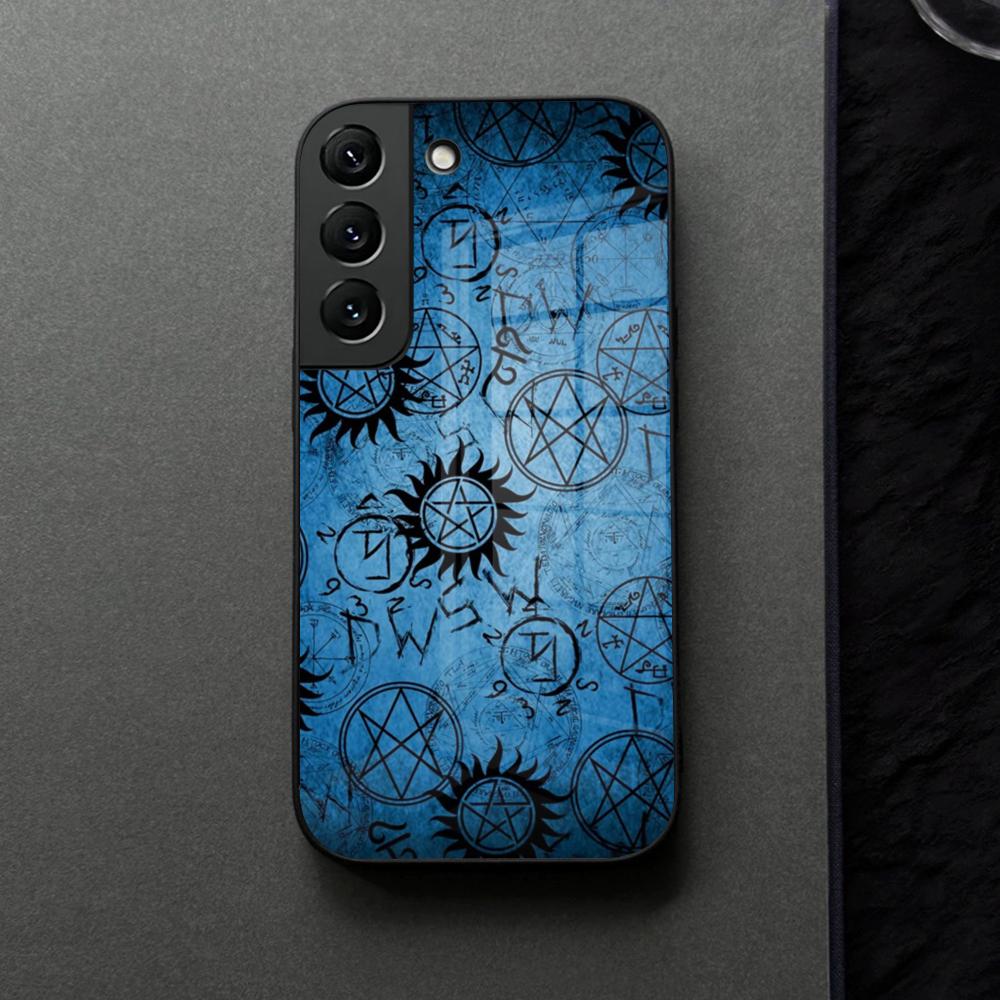 Сверхъестественный Стеклянный Чехол Для Телефона Для Samsung Galaxy S21 S26 S25 S22 S20 S24 S23 Ultra Fe Plus A16 A34 A54 A24 Coque
