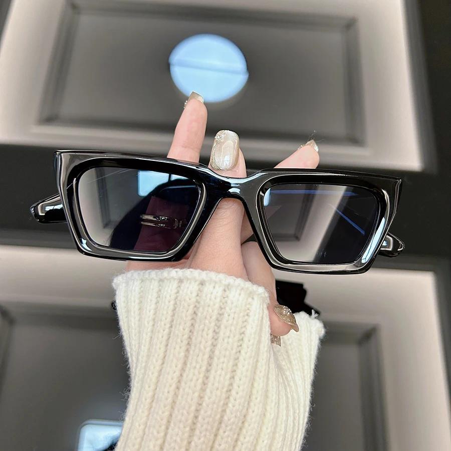 Квадратные Модные Солнцезащитные Очки Женские Мужские Дизайнерские Винтажные Очки Кошачий Глаз Рамка Солнцезащитные Очки Женские Мужские Зеркальные Очки