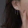 Серьги-гвоздики Hollow Star Ear Line Chain Fringe Ear Chain Metal Simple Everything Temperament Five-Point Star Earrings