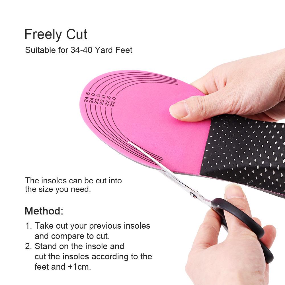 Invisible Height Increase Elevator Insoles Shock Absorbing EVA Heel Lift Insert Shoes Pad 3cm