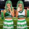 Fringe Skirt Soccer Fan Costume Supplies Set Cheerleading Gear Set  Stage Performance Show