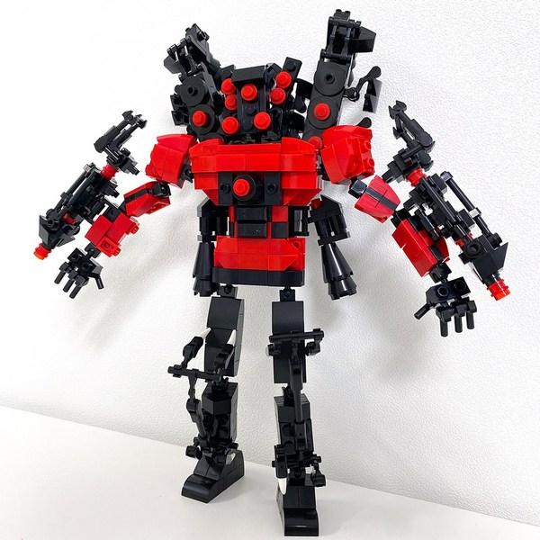 Skivide Toyet Block TV Man Camera Man Speakerman, Titan Spiker Man Block (version 3) "}