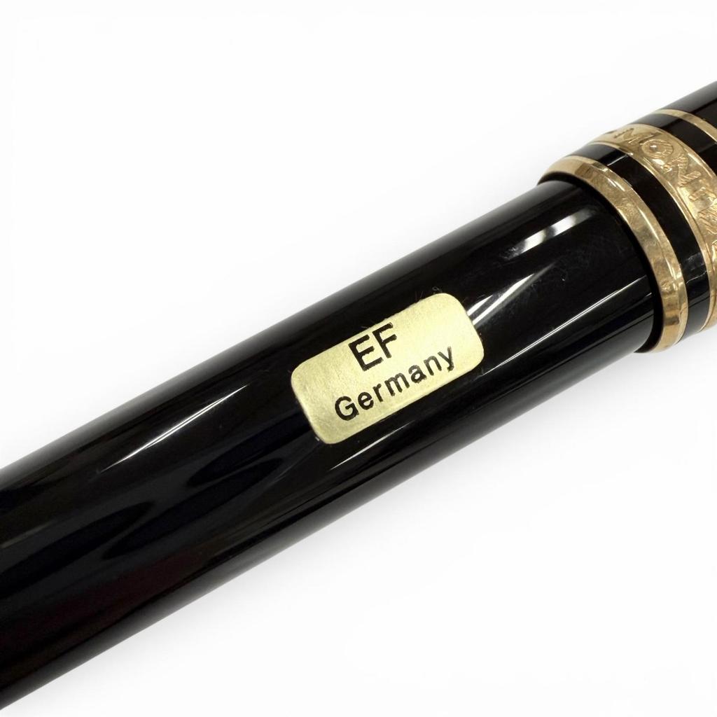 Excellent MONTBLANC fountain pen Meisterstück Classic white star black 14K mens Used
