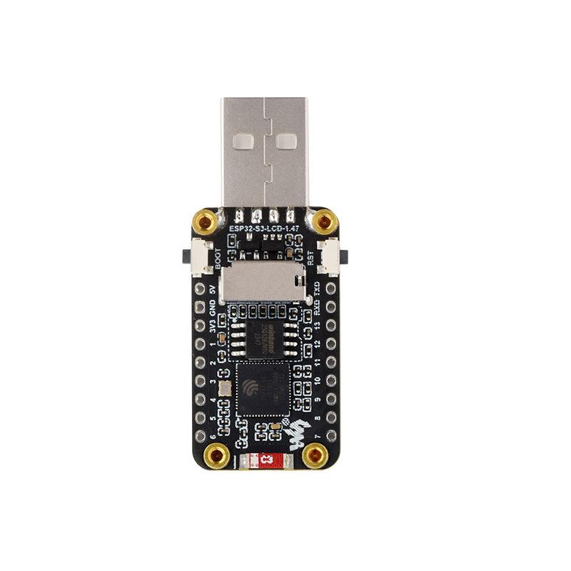 Отладочная плата ESP32-S3 с ЖК-дисплеем 1,47", Wi-Fi, Bluetooth 5 и полноскоростным USB.