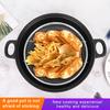 Кастрюля для фритюрницы с крышкой, квартирная фритюрница из нержавеющей стали, сетчатая корзина, кастрюли с антипригарным покрытием, сковорода для чипсов, инструмент для приготовления пищи, посуда 24 см 0 5 мм