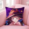 Модная K-Konosuba Мультяшная Аниме Милая Иконка Наволочка Чехол для Подушки Мягкая Приятная Ткань и Скрытая Молния
