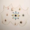 Yousheng Fishing Net Decoration Wall Art Cotton Fish Net Picture Wall Hanging Fishing Net for Hawaiian Themed Party Under The Sea Party Decoration