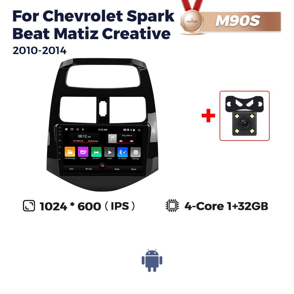 Автомобильное радио Navifly Android для Chevrolet Spark Beat Matiz Creative 2010-2014 Навигация GPS Мультимедиа Видеоплеер DSP RDS WIFI