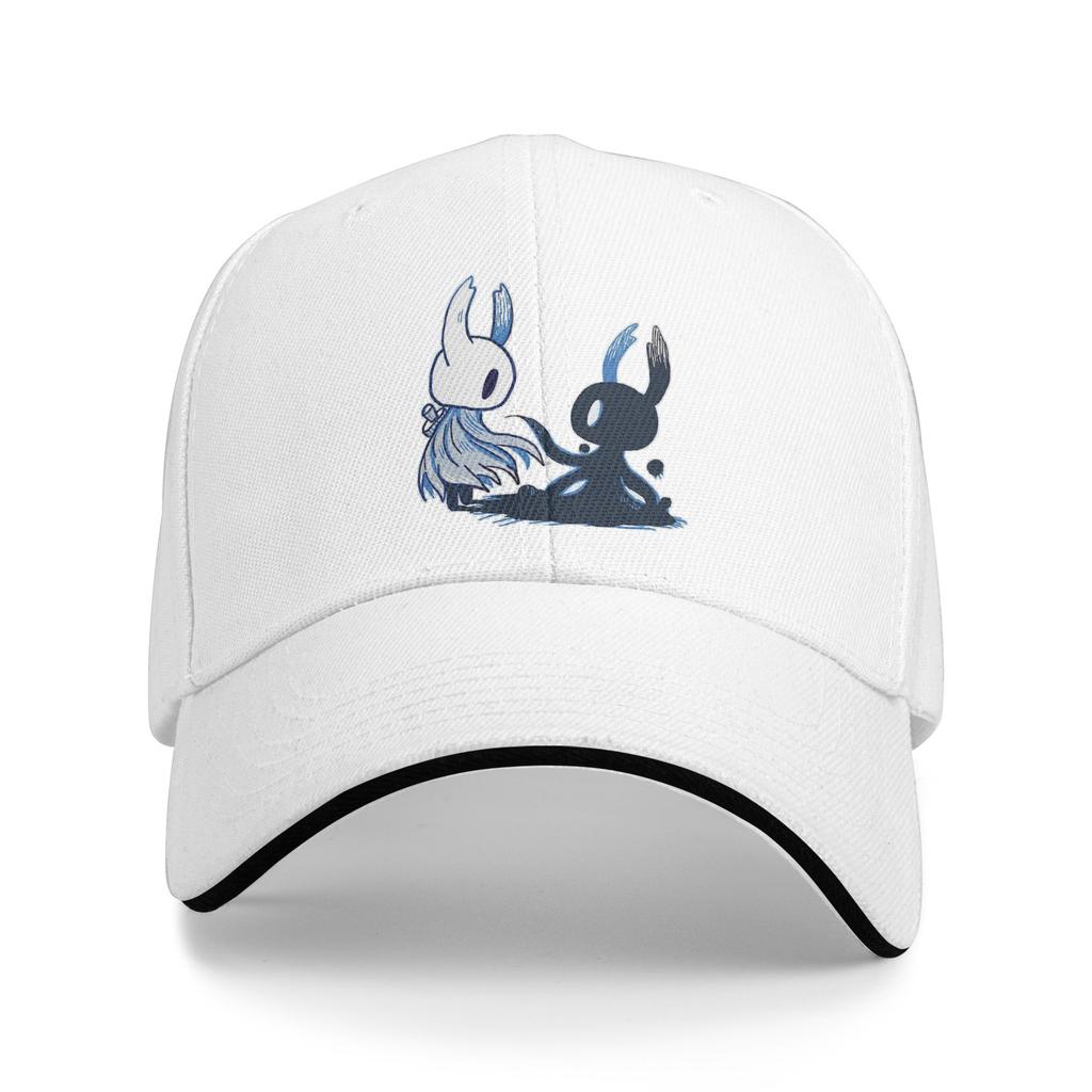Funny Video Game Hollow Knight  Baseball Caps Hip Hop  Sandwich Caps for Unisex Women Adjustable Headwear Outdoor