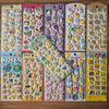 Новый набор из 4 шт. объемных наклеек-пузырей Pokemon, милые надувные наклейки-награды, канцелярские принадлежности, декоративные наклейки для детей, креативный DIY подарок