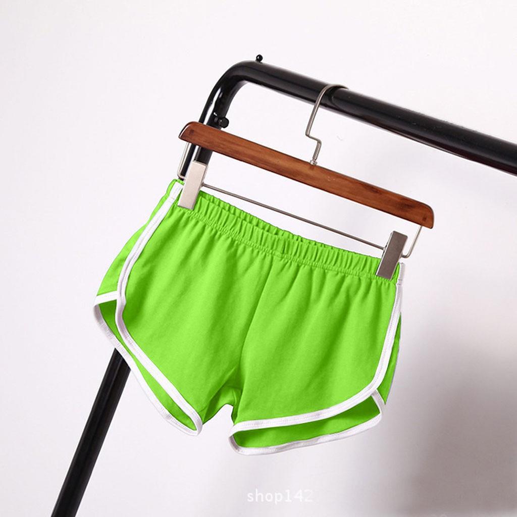 Women Casual Solid Summer Sports Shorts Workout Yoga Shorts Active Shorts