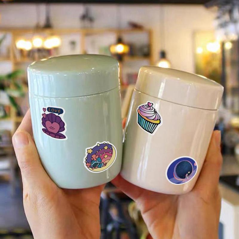 50 шт. Мультяшные Аниме Фиолетовый Стиль Девушка Наклейка Гитара Скейтборд Граффити Наклейка